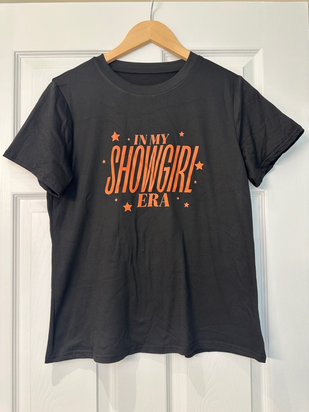 Taylor Swift "In My Showgirl Era" Graphic Tee - Black